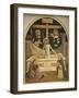 Christ in Pieta Between Mary and St Dominic-null-Framed Giclee Print