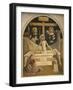 Christ in Pieta Between Mary and St Dominic-null-Framed Giclee Print