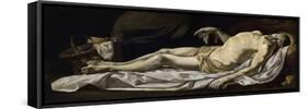Christ in Sheet-Charles Le Brun-Framed Stretched Canvas