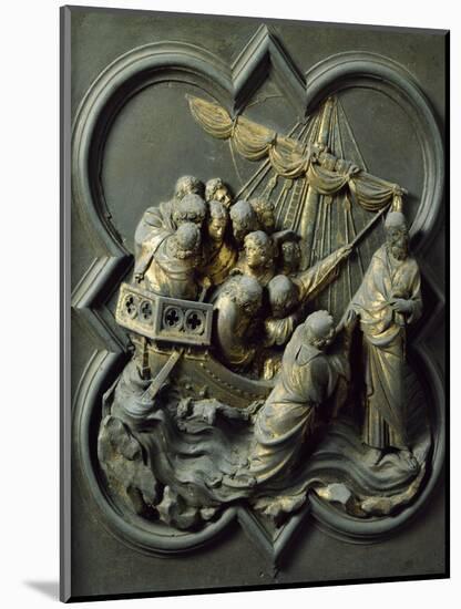 Christ in Storm, Bronze Panel-Lorenzo Ghiberti-Mounted Giclee Print