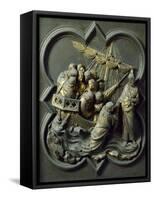 Christ in Storm, Bronze Panel-Lorenzo Ghiberti-Framed Stretched Canvas