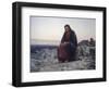 Christ in the Desert, 1872-Iwan Kramskoi-Framed Premium Giclee Print