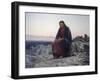 Christ in the Desert, 1872-Iwan Kramskoi-Framed Premium Giclee Print
