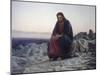 Christ in the Desert, 1872-Iwan Kramskoi-Mounted Premium Giclee Print