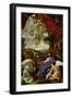 Christ in the Desert Served by Angels, circa 1653-Charles Le Brun-Framed Giclee Print