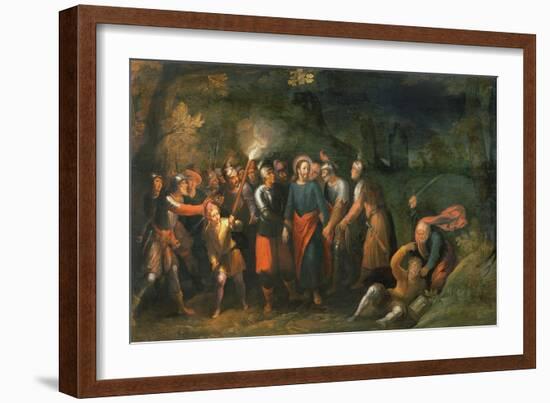 Christ in the Garden of Gethsemane-Hans Jordaens III-Framed Giclee Print