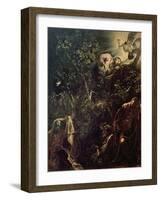 Christ in the Garden of Gethsemane-Jacopo Robusti Tintoretto-Framed Giclee Print