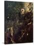 Christ in the Garden of Gethsemane-Jacopo Robusti Tintoretto-Stretched Canvas