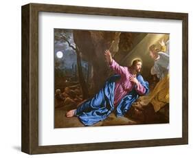 Christ in the Garden of Olives, 1646-50-Philippe De Champaigne-Framed Giclee Print