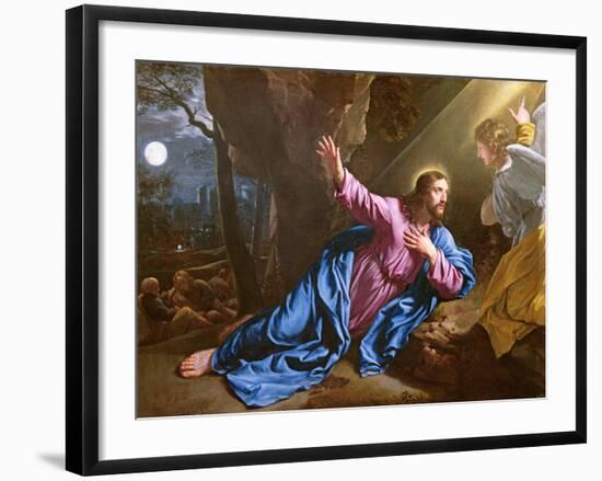 Christ in the Garden of Olives, 1646-50-Philippe De Champaigne-Framed Giclee Print