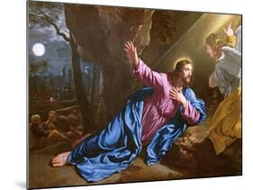 Christ in the Garden of Olives, 1646-50-Philippe De Champaigne-Mounted Giclee Print