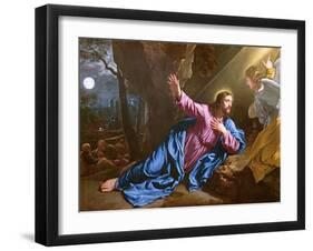 Christ in the Garden of Olives, 1646-50-Philippe De Champaigne-Framed Giclee Print