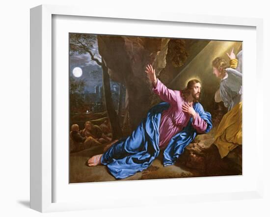 Christ in the Garden of Olives, 1646-50-Philippe De Champaigne-Framed Giclee Print