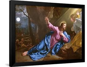 Christ in the Garden of Olives, 1646-50-Philippe De Champaigne-Framed Giclee Print