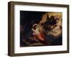 Christ in the Garden of Olives, 1827-Eugene Delacroix-Framed Giclee Print