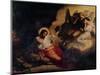 Christ in the Garden of Olives, 1827-Eugene Delacroix-Mounted Giclee Print