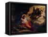 Christ in the Garden of Olives, 1827-Eugene Delacroix-Framed Stretched Canvas