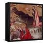 Christ in the Garden of Olives, an Angel Is Holding Communion-null-Framed Stretched Canvas