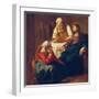 Christ in the Home of Martha and Mary, about 1654-Johannes Vermeer-Framed Giclee Print