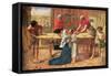 Christ in the House of His Parents, 1863-J.E. Millais and Rebecca Solomon-Framed Stretched Canvas