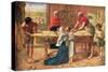 Christ in the House of His Parents, 1863-J.E. Millais and Rebecca Solomon-Stretched Canvas