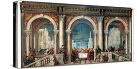 Christ in the House of Levi-Veronese-Stretched Canvas