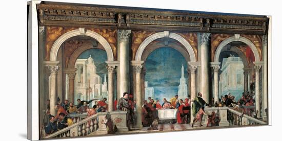 Christ in the House of Levi-Veronese-Stretched Canvas
