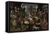 Christ in the House of Martha and Mary, 1553-Pieter Aertsen-Framed Stretched Canvas