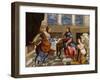 Christ in the House of Martha and Mary, 1600-El Greco-Framed Giclee Print