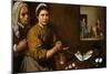 Christ in the House of Martha and Mary, 1629-1630-Diego Velazquez-Mounted Giclee Print