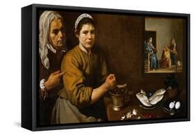 Christ in the House of Martha and Mary, 1629-1630-Diego Velazquez-Framed Stretched Canvas