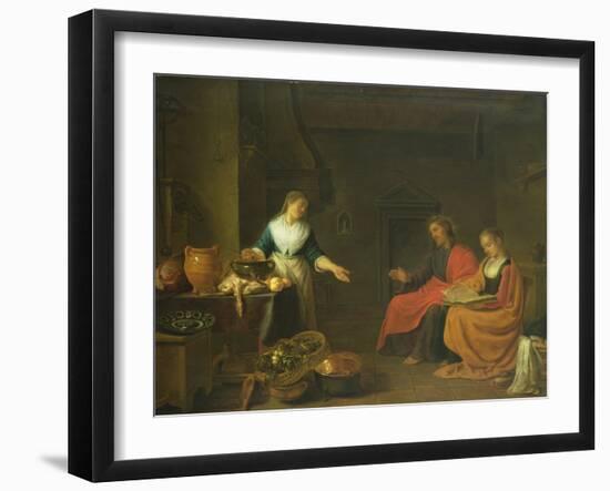 Christ in the House of Martha and Mary, 1645-Hendrik Martensz Sorgh-Framed Giclee Print