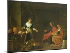 Christ in the House of Martha and Mary, 1645-Hendrik Martensz Sorgh-Mounted Giclee Print