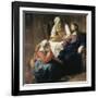 Christ in the House of Martha and Mary-Johannes Vermeer-Framed Giclee Print