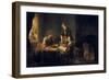 Christ in the House of Martha and Mary-Rembrandt van Rijn-Framed Giclee Print