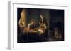 Christ in the House of Martha and Mary-Rembrandt van Rijn-Framed Giclee Print