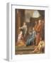 Christ in the House of Martha and Mary-Jean-Baptiste Jouvenet-Framed Giclee Print