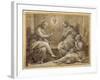 Christ in the House of Martha and Mary-Giorgio Vasari-Framed Giclee Print