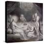 Christ in the House of Martha and Mary-William Blake-Stretched Canvas