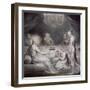 Christ in the House of Martha and Mary-William Blake-Framed Giclee Print