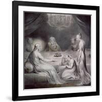 Christ in the House of Martha and Mary-William Blake-Framed Giclee Print