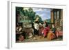 Christ in the House of Martha and Mary-Jan Brueghel the Younger-Framed Giclee Print