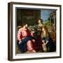 Christ in the House of Martha and Mary-Alessandro Allori-Framed Giclee Print