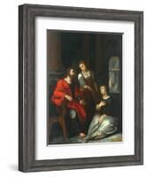 Christ in the House of Mary and Martha, 1556-Otto van Veen-Framed Giclee Print