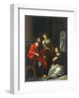 Christ in the House of Mary and Martha, 1556-Otto van Veen-Framed Giclee Print