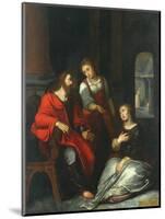 Christ in the House of Mary and Martha, 1556-Otto van Veen-Mounted Giclee Print