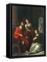 Christ in the House of Mary and Martha, 1556-Otto van Veen-Framed Stretched Canvas