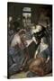 Christ in the House of Mary and Martha-Jacopo Robusti Tintoretto-Stretched Canvas