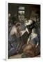 Christ in the House of Mary and Martha-Jacopo Robusti Tintoretto-Framed Giclee Print