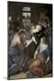 Christ in the House of Mary and Martha-Jacopo Robusti Tintoretto-Mounted Giclee Print
